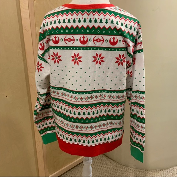 Star Wars Christmas Holiday crew neck Size small AWESOME! - Picture 4 of 6